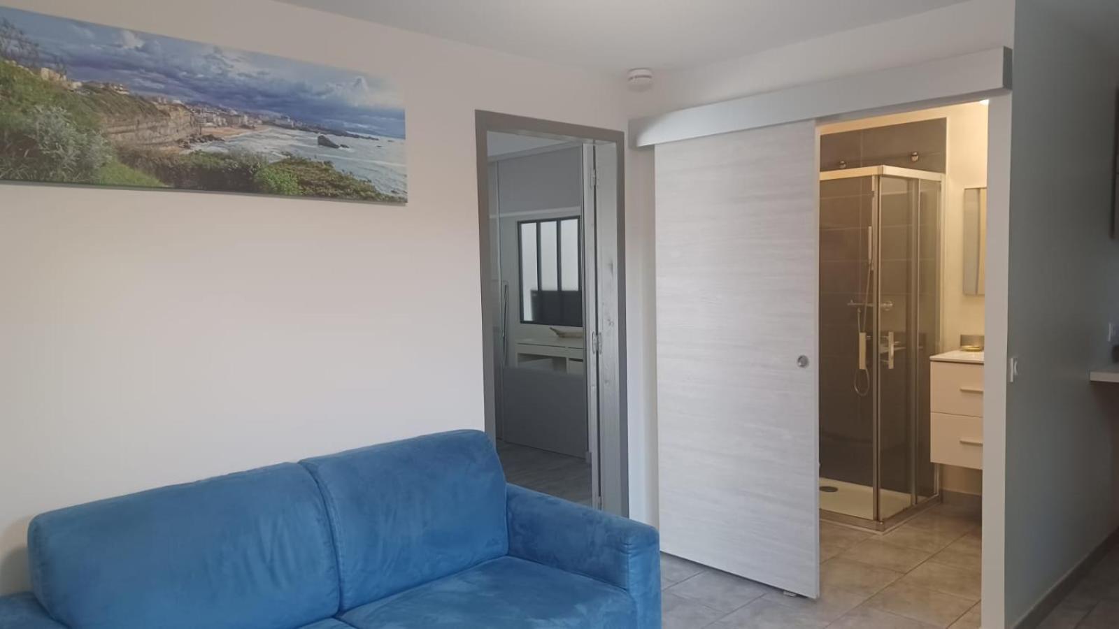 Agreable T2 Pres Des Plages Avec Parking Arcangues Luaran gambar